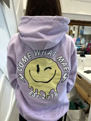 Come What Mae Drippy Smiley Hoodie