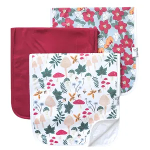 Copper Pearl: Premium Burp Cloths (3 pack) - Ivy
