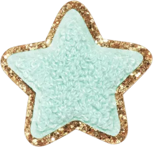 Cotton Candy Glitter Varsity Star Patch