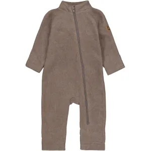Cotton Fleece Baby Suit - Melange Denver