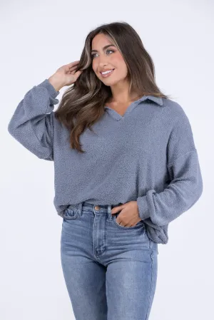 Cozy Comfort Long Sleeve Lounge Top