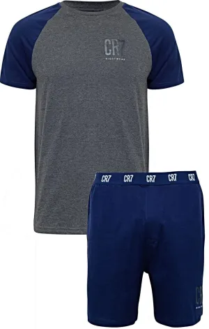 CR7 Men's Loungewear Set - Shorts, Short Sleeve