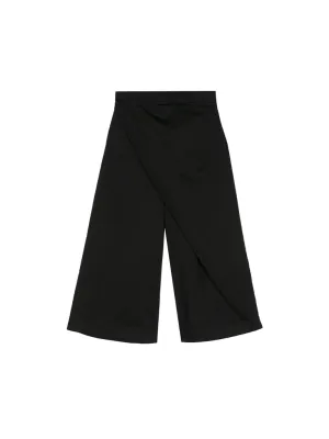 Cropped Wrap Trousers