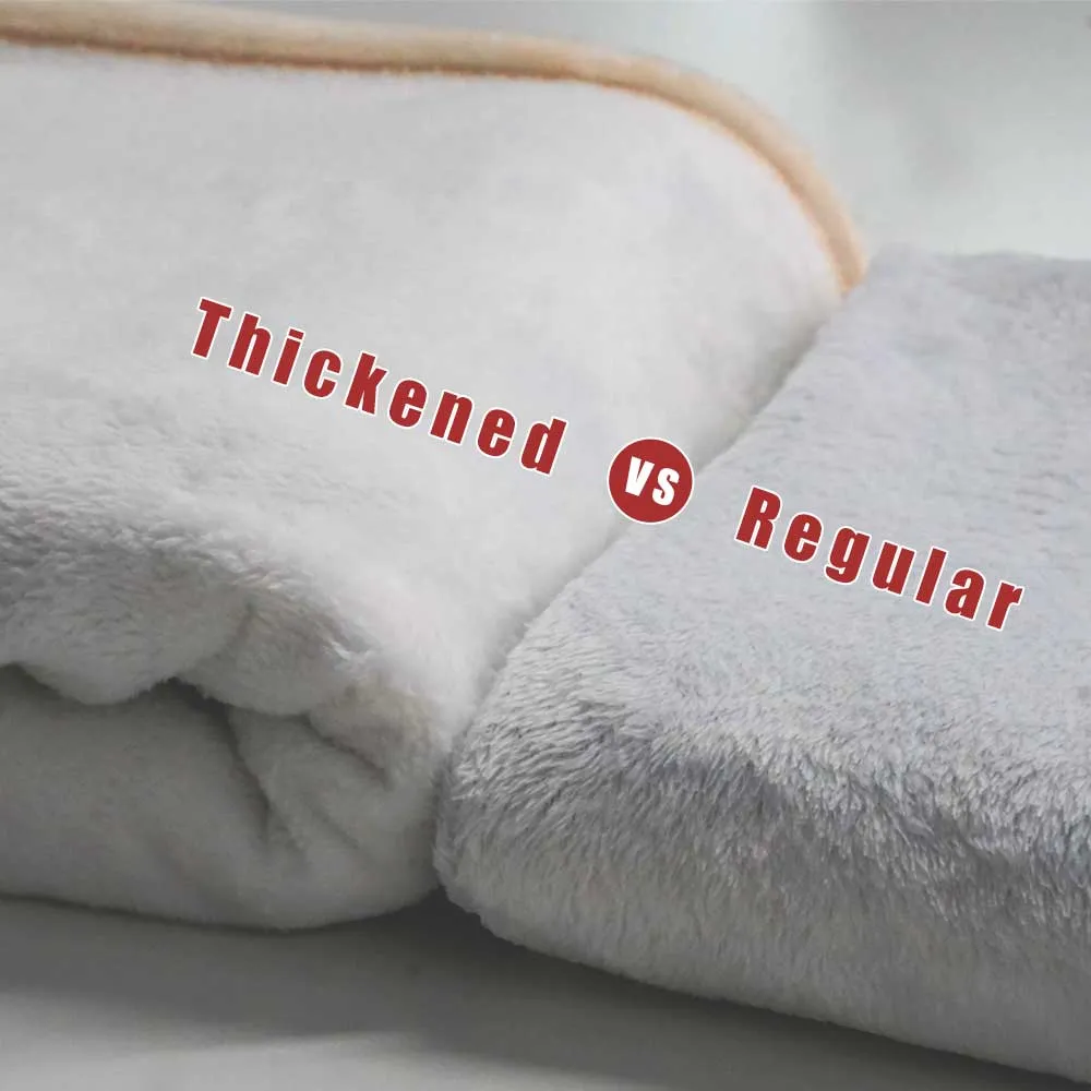 Custom Photo Blankets Personalized Merry Christmas Blanket for Family