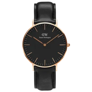 Daniel Wellington Men's Black Classic Sheffield Watch DW00100127