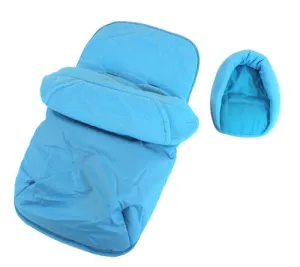 Deluxe 2in1 Ocean Blue Footmuff & Headhugger To Fit Koochi Sneaker