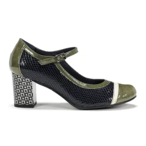 Dorking Rodin D8669 Heeled Mary Jane (Women) - Campbel/Suga Navy/Herb