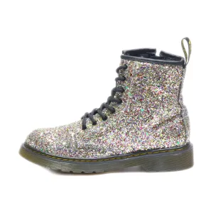 Dr. Martens Ankle Boots Leather Silver Colour For Kids