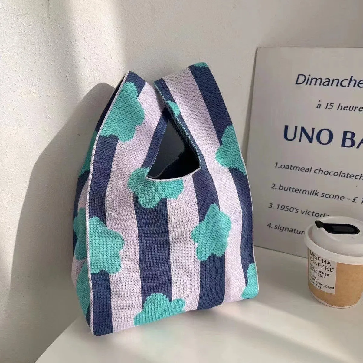 DUNNMALL New Ladies' Pouch Women's Portable Tote Bag Outdoor Fashion Portable Storage Bag Korean Style Shoulder Bag with Hand Gift Bag