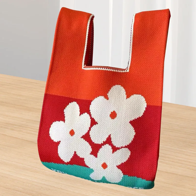 DUNNMALL New Ladies' Pouch Women's Portable Tote Bag Outdoor Fashion Portable Storage Bag Korean Style Shoulder Bag with Hand Gift Bag