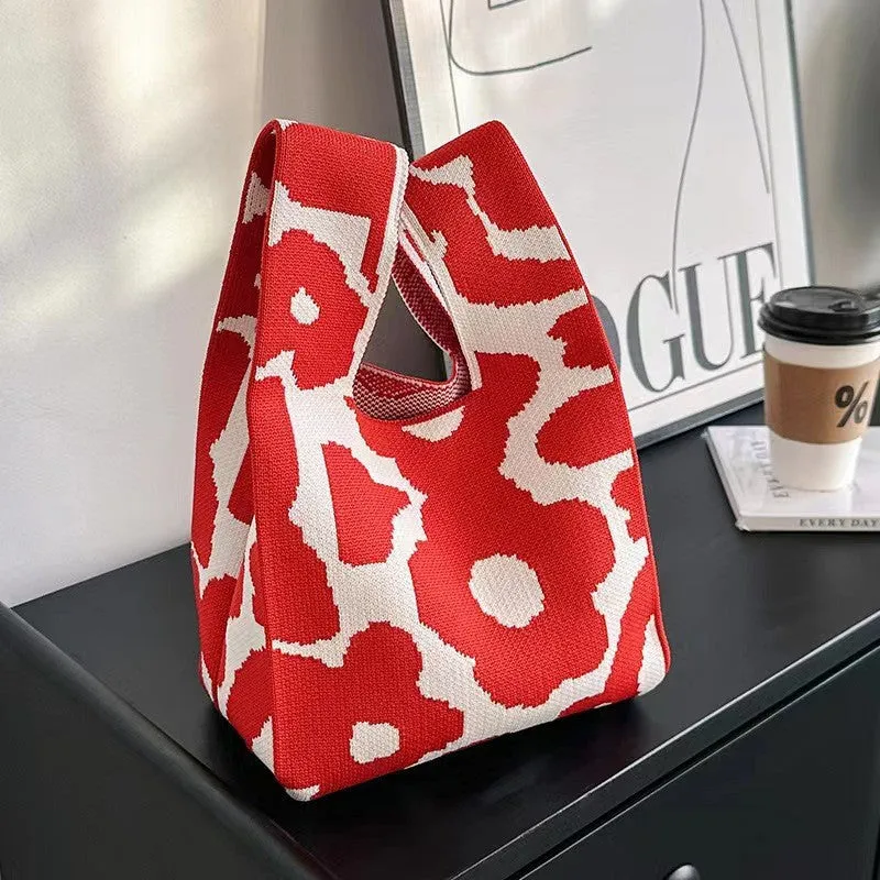 DUNNMALL New Ladies' Pouch Women's Portable Tote Bag Outdoor Fashion Portable Storage Bag Korean Style Shoulder Bag with Hand Gift Bag