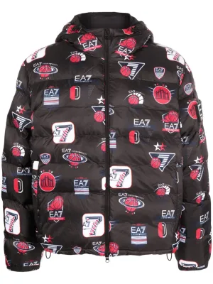 EA7 Coats Black