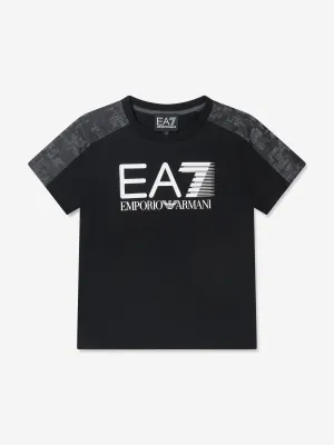 EA7 Emporio Armani Boys Train Visibility Graphic T-Shirt