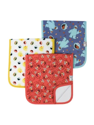 Elmo Premium Burp Cloths by Copper Pearl