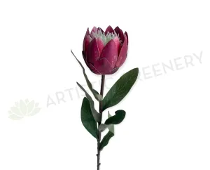 F0413 Small King Protea Stem 54cm Pink