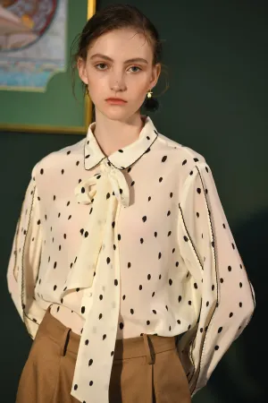 Fangyan | Penguin Silk Blouse - Holiday Special
