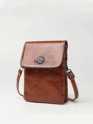 Fashion Simple Large Capacity Mobile Phone Bag Mini Crossbody Bag