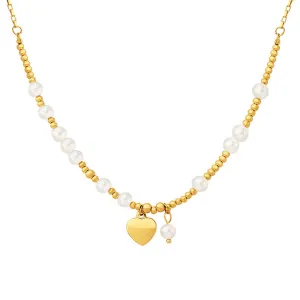 Fashionable Handmade Imitation Pearl Pendant Necklace for Women