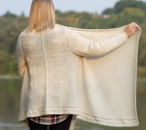 Feather Cardigan Wrap