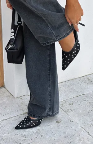 Feeling Festive Heels Black