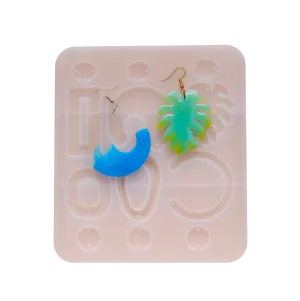 Fen Leaf Earrings Pendant Silicone Mold