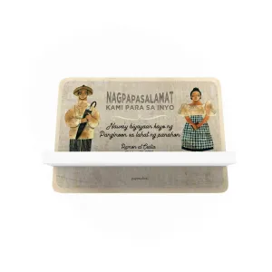 Filipiniana Couple Personalized Cellphone Holder