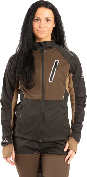 Fischer Women&#x27;s Åsarna 2 Softshell Jacket Oak Brown | Buy Fischer Women&#x27;s Åsarna 2 Softshell Jacket Oak Brown here | Outnorth