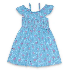 Flamingo Party-UK Girls Dress