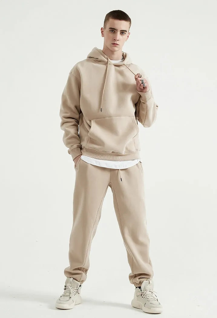 Fleece Lining Oversize Hoodie & Fleece Lining Sweatpants WN9945-K