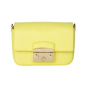 Furla Metropolis Mini Crossbody Bag - Yellow Zest