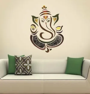 GADGETS WRAP 'Modern Elegant Ganesha God' Wall Sticker