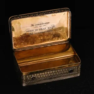 Georgian Musical Snuff Box