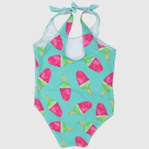 Girls' One-Piece Swimsuit (Ice Cream)
