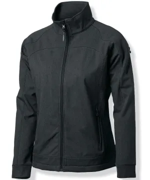 Grey Melange - Women’s Duxbury – fashionable performance softshell jacket