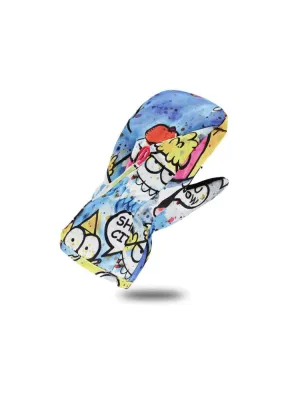 Gsou Snow Cartoon Pattern Kids Gloves - US Only