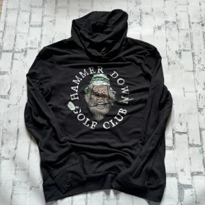 Hammer Down "Golf Club" Lightweight Hoodie - Black