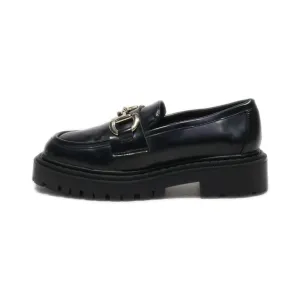 H&M Platform Shoes Leather Black Colour For Women