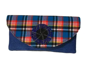 Handmade Beaded Jute Clutch Purse Womens