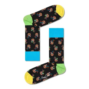 Happy Socks: Coconut Cocktail Black ML