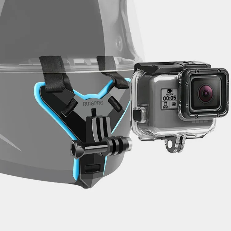 Helmet Belt Mount   Waterproof Housing Protective Case for GoPro HERO7 Black /6 /5