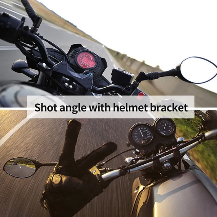 Helmet Belt Mount   Waterproof Housing Protective Case for GoPro HERO7 Black /6 /5