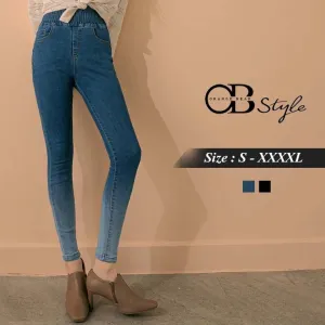 HIGH WAIST SLIM LONG  PANTS
