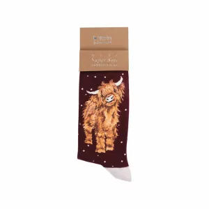 Highland Cow Christmas Sock - A Highland Christmas