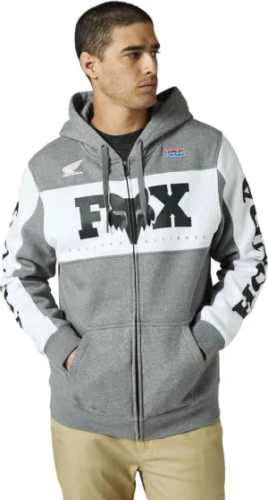 Honda FOX zip-up sweatshirt, gray