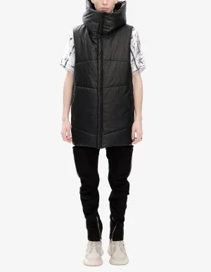 Hooded Zipped Winter Vest