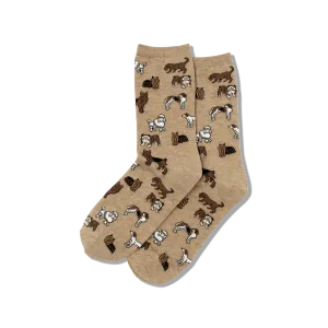 HOTSOX Women's Classic Dogs Crew Socks