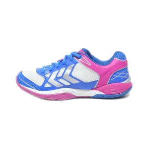 Hummel Sport Shoes Leather Blue Colour For Women
