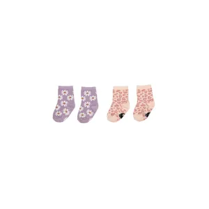 Huxbaby HIidden Hux/daisy2PK Socks