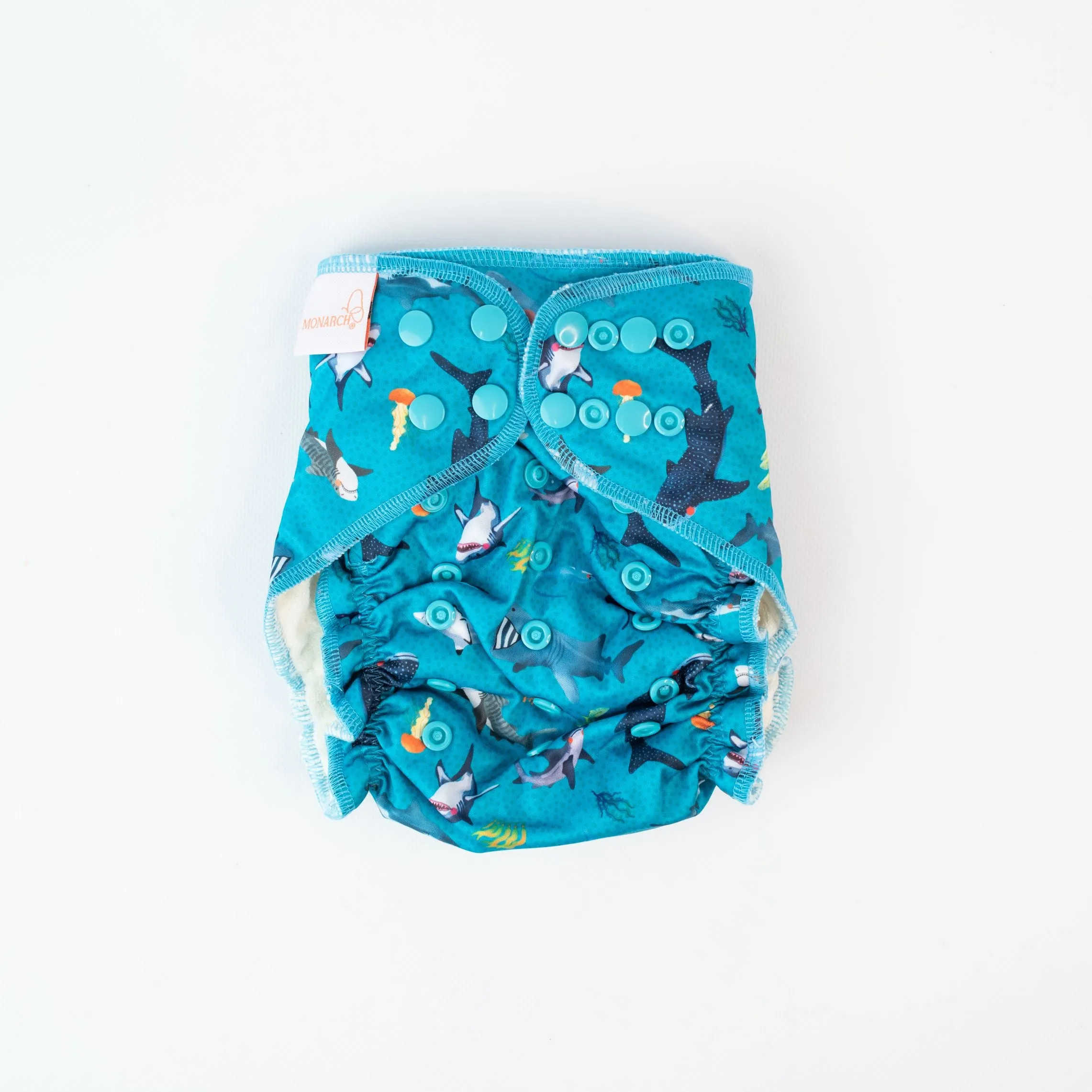 Hybrid Fitted Nappy Cover V2.0 | Feeding Frenzy