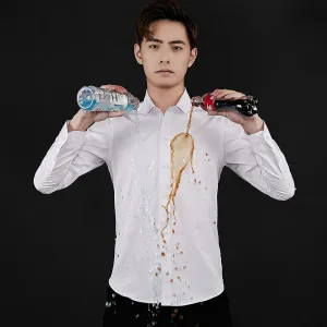 Hydrophobic Material Long Sleeve Shirt